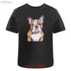 Posing Bulldog Cotton T Shirt Ta045183 Vintage Washed Graphic Stylish Homme Designer Clothes Streetwear Soft Fashion