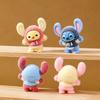 Stitch Flocked Blind Box Cute Mini Doll Decoration Resin Craft High-End Niche Desktop Decoration Holiday Gift
