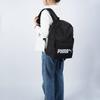Puma Classic Logo Casual Fashion Trend Fabric Backpack Unisex backpack Black 077482-01