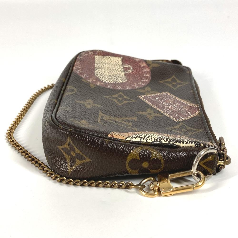 Louis Vuitton M95804 Monogram Label Mini Pochette Accessoires Shoulder Hand Bag