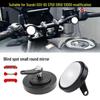 Suzuki GSX Rearview Auxiliary Mirror for GSX-8S, S750, S950, S1000 - Blind Spot Small Round Mirror