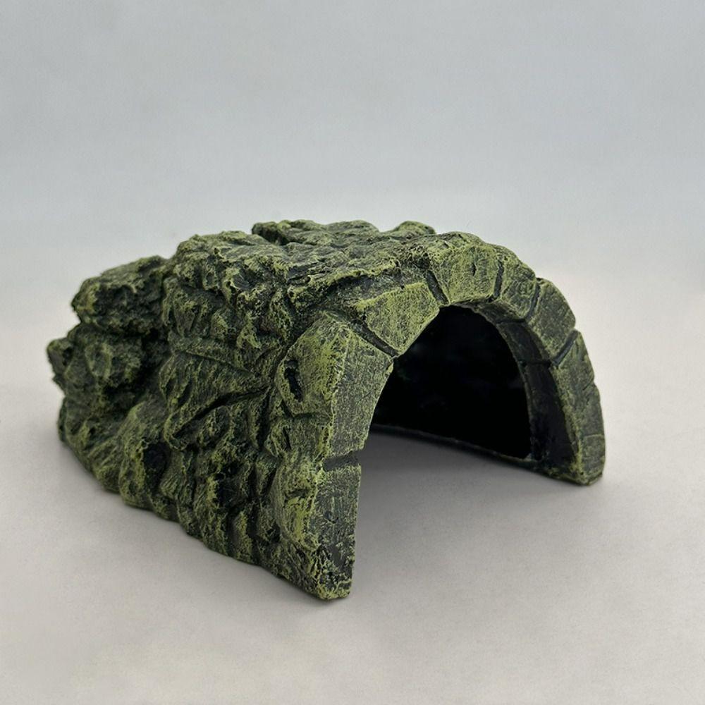 Landscape Decor Turtle Basking Hide Habitat Resin Fish Tank Scenery House Turtle Shelter  Fish