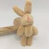 Mini 6cm Long Hair Jointed Rabbit Plush Teddy Bear Doll Diy Decor Clothing Gift Box Accessory