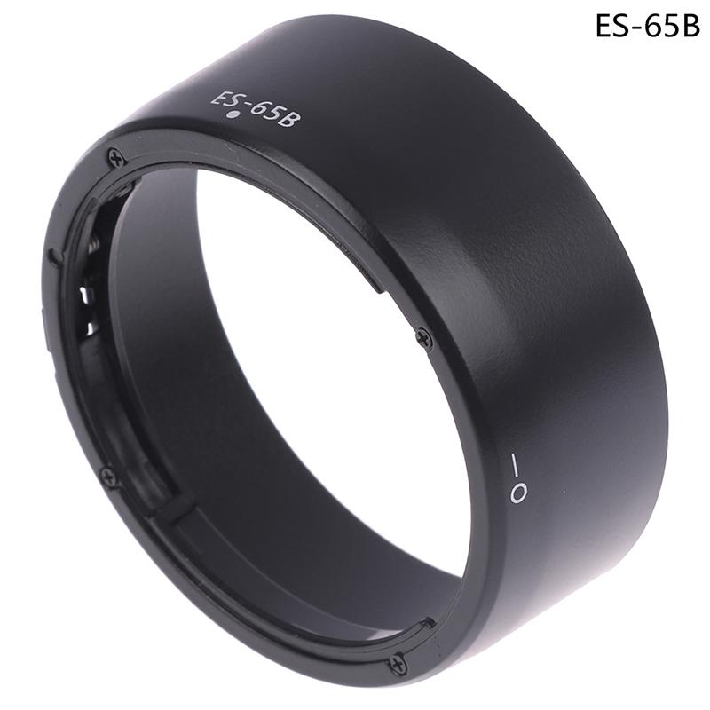 Es65B Camera Lens Hood Es-65B Sun Shade Cover For Eos R Rp R5 R6 With Rf 50Mm F1.8 Stm 43Mm Diameter Filter Lens