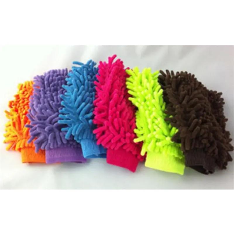 1 Pc Car Cleaning Glove Towel Double Sided Mitt Microfiber Car Auto Dust Washing Cleaning Glove Towel Household Cleaning Tools