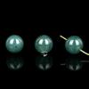 Natural Hetian Ice Blue Jade Beads for Men's/Women's Bracelets & Necklaces - High Ice Grade