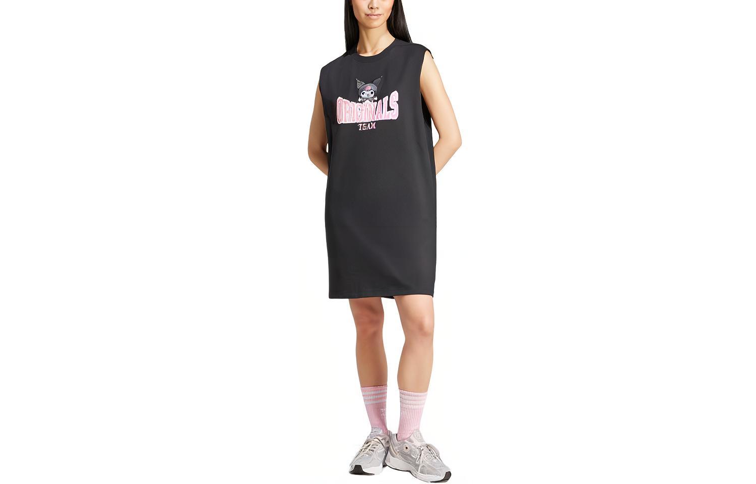 

Adidas Originals x Hello Kitty/, Kuromi Tank Dress Sleeveless Dress Women s Black JG8054 S
