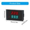 LED Digital Voltage and Current Indicator, Accurate for 50-500V/0-100A, Suitable for Industrial & Household Applications