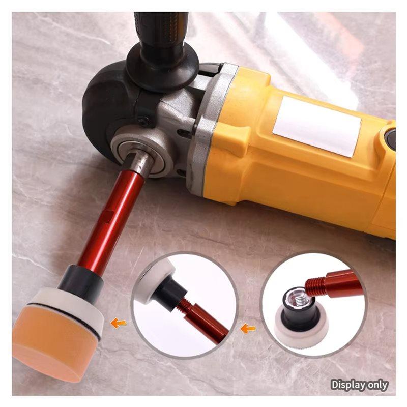A25F-M14 Angle Grinder Extension Rod 3Pcs 75/100/140MM Multi-Function Grinding Connecting Rod Polishing Accessories Tool