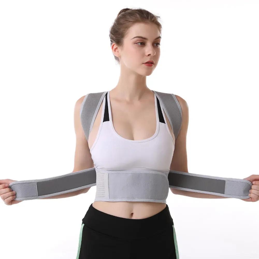 3Xl 4Xl Magnetic Slouching Corrective Shoulder Orthopedic Spine Pain Relief Back Brace Support Scoliosis Posture Corrector Belt