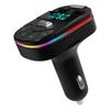 Car Bluetooth FM Transmitter 3.1A Dual USB Fast Chariging Onboard Hands-free Mp3 Player With Atmosphere Light Car Accrssories