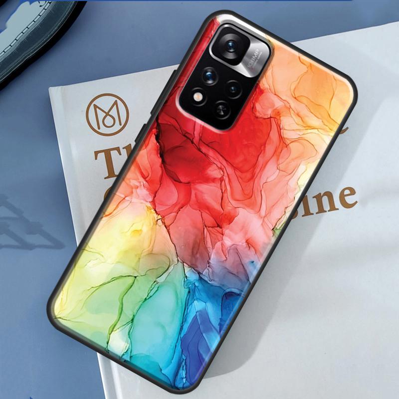 Beachy Pastel Abstract Painting Case For Xiaomi Redmi 13C 10C 12C 14C Redmi Note 14 13 Pro 12 11 9 10 9S 10S 11S 12S Cover