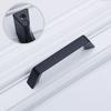 Modern Minimalist American Black Cabinet Door Furniture Hardware Handle Aluminum Drawer Cabinet Wardrobe Cupboard Handle Pull