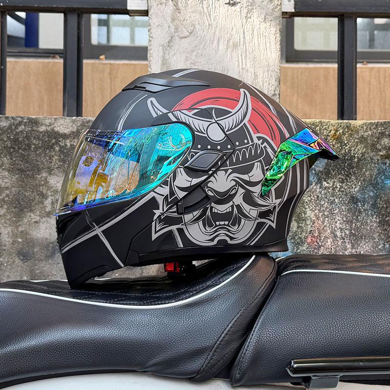Motorcycle Helmets Men's and Women's Uncovered Helmets Winter Locomotive Helmets Four Seasons Bluetooth Riding