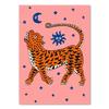 Buntes Abstraktes Poster Tiger Leopard Schlange Tropischer Dschungel Leinwandbild und Drucke Wandkunst Bilder Wohnzimmer Dekoration