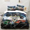 Cartoon Monster Trucks Duvet Cover Exquisite Digital Printing Bedding Set Comforter Bed Youth Home Decor Kids Girl Boys Gift026