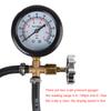 Car Fuel Pump Pressure Gauge Tester Quick Connected Gasoline Pressure Gauge Meter for Car Truck Gasoline 0-100PSI