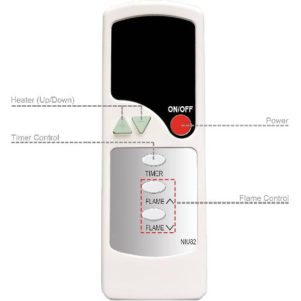 Replacement Remote Control for Dimplex Electric Fireplace EF2570G 6909450159 EF2570G-IR 6909451159 9601140600RP