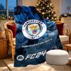 Manchester City FC Print Blanket - Soft & Comfortable, for Bedroom, Travel, Sofa, Home Decoration - Birthday Christmas Gift for Friend
