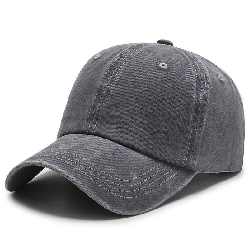 Unisex Classic Retro Washed Baseball Cap: Versatile Sunshade and Duckbill Design for Fashionable Sun Protection