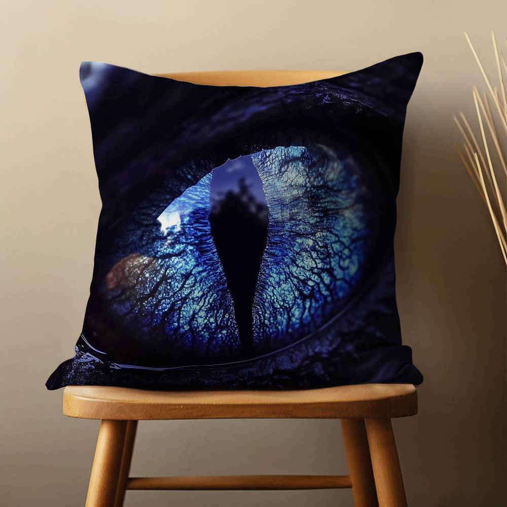 Myth Dragons Eyes Throw Pillow Case For 45*45cm,55*55cm,30*30cm,Car Pillowcase Home Bedchamber Decor Gift