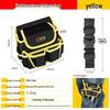 Portable Electrician Tool Belt: Sturdy, Multifunctional Waist Pouch for Construction Site Storage