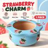 Korean Style Hand-Painted Strawberry Ceramic Flower Pot