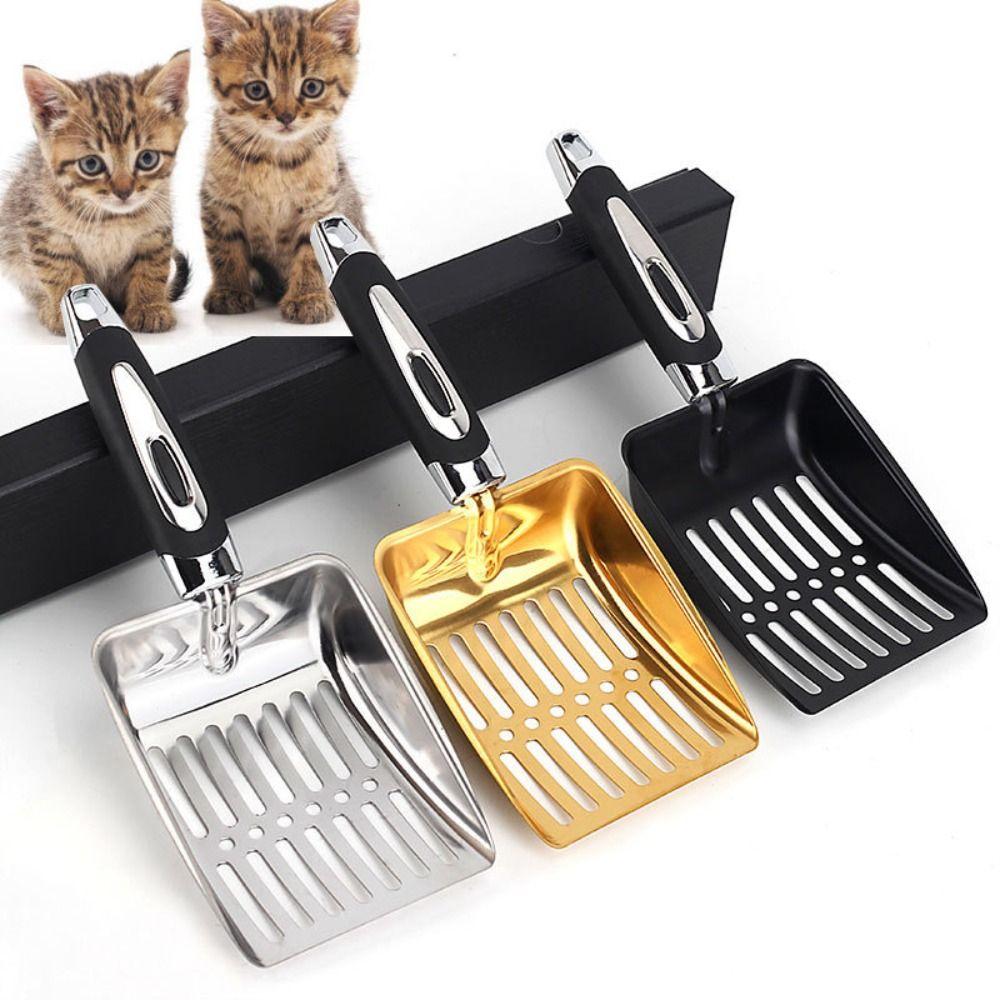Long Handle Cat Litter-Scoop Openworked Scooper Creative Cat Poop Scoop  Cat Supplies