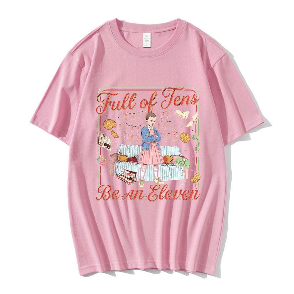 Elf Eddie Munson Demogorgon Grafik T-Shirt Herren Damen Baumwolle Lässige T-Shirts Mode Locker Sommer Kurzarm Streetwear