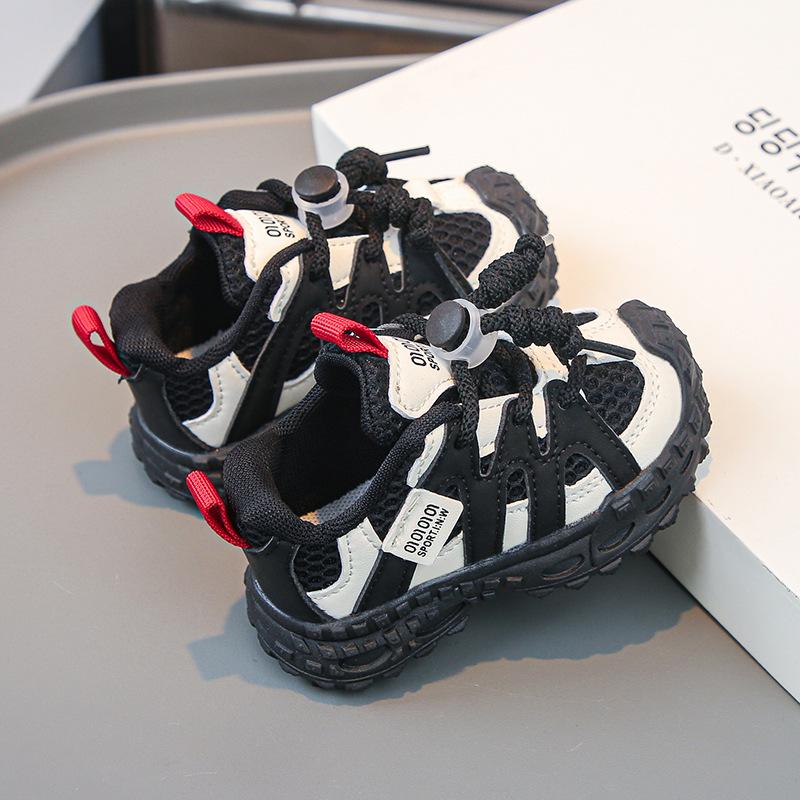 

2025 Baby Sneakers: Mesh First Walkers for Toddlers, Boys & Girls, Spring/Autumn Casual Running Shoes Size 16-20 - Set of 5 Pairs чёрный