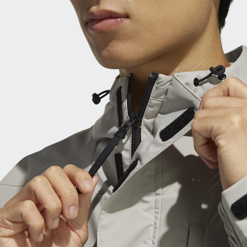 Adidas Sport Performance Windbreaker Jacket Men Outerwear Light-Grey EH3743