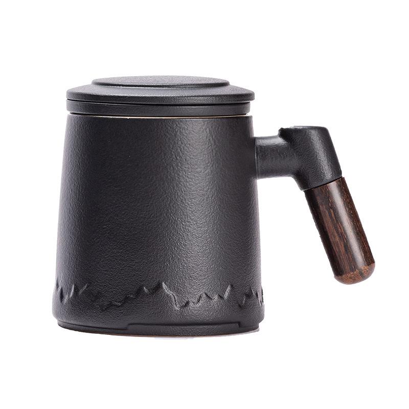 Tea separation cup teacup ceramic cup high value tea cup office mug with lid festival gift
