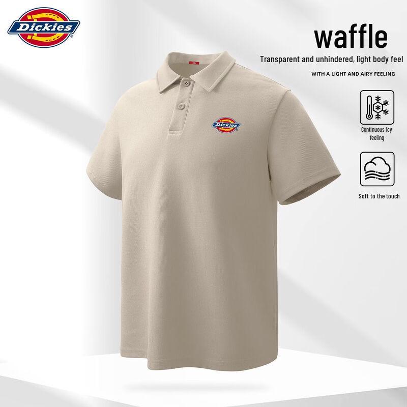 Dickies Men s 2026 Summer Cooling Waffle Knit Polo Shirt 2XL