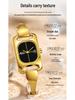 Oufanni Elegant Ladies' Waterproof Square Quartz Wristwatch - Lightweight Luxury Alloy Design.