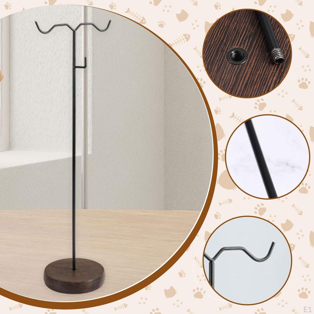 Bag Display Stand Hanging Hooks for Commercial Boutique Tabletop
