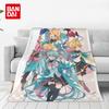 Bandai Hatsune Miku Schwache Stimme Wurfdecken auf Bett Sofa Klimaanlage Schlafdecke Bettwäsche Überwürfe Bettlaken Für Kinder