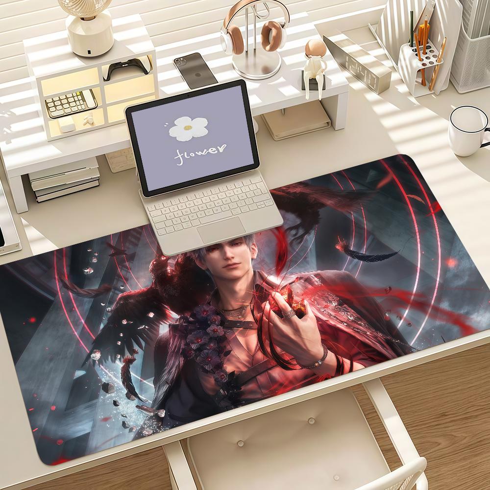 Game Love And Deepspace Sylus Mouse Pad Anti Slip Rubber Edge Locked Thickened Laptop Gaming Desk Mat