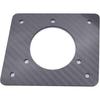 EZGO TXT 36v Golf Cart GCP1 110v AC Port Adapter Plate, Carbon Fiber