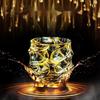 Luxury Whiskey Glass With Golden Line Luxurious Crystal Glasses Painted Brilliant Multi-purpose Wine Cup Beer Cocktail Tumbler
