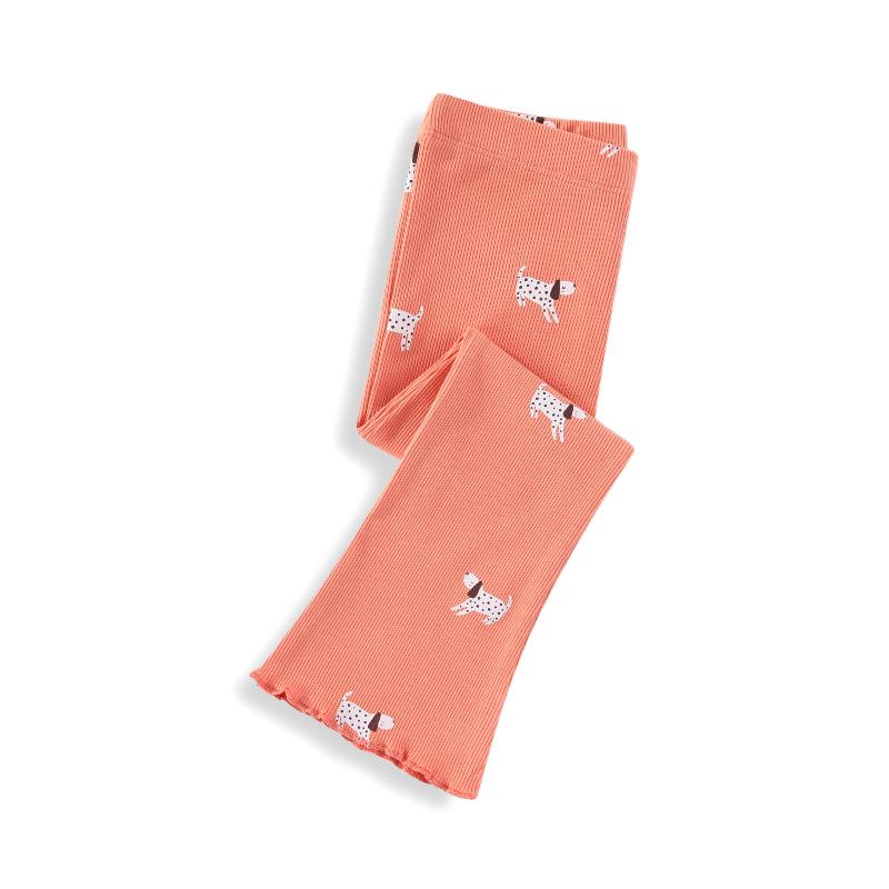 Girls' Spring & Autumn Bell Bottom Knit Pants