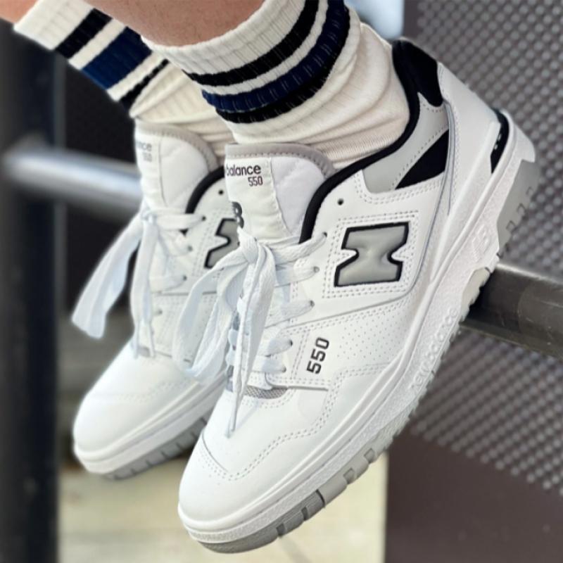 New Balance Baskets 550 Baskets Blanc Gris Bb550ncl
