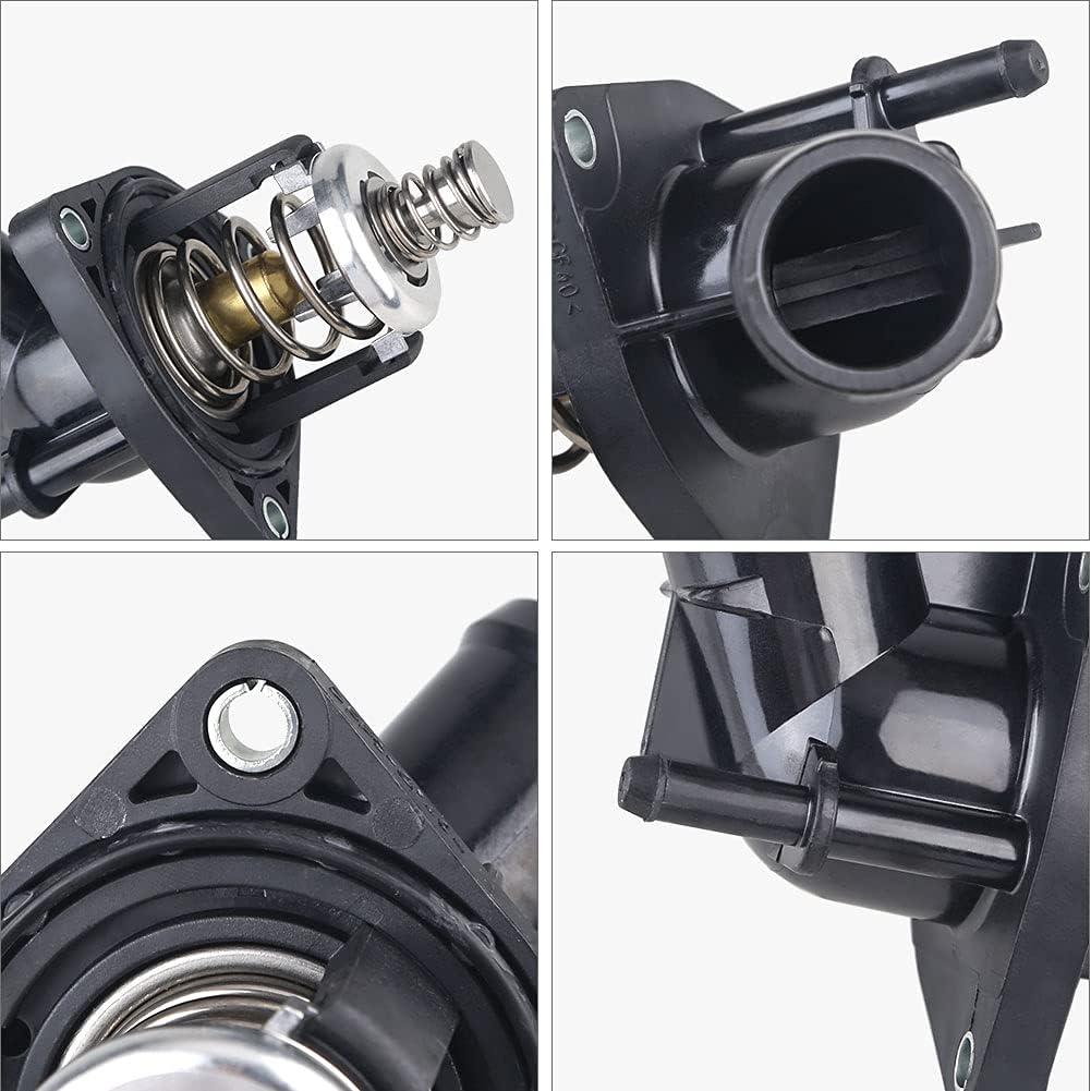 Engine Coolant Thermostat Housing Assembly Replacement For 15-11125 902-2090 Chevy Silverado Suburban Tahoe Corvette, GMC Sierra Yukon And Cadillac