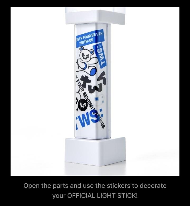 Offizieller TWS Light Stick - Sparkling Blue Ocean für 42 (ORKB)