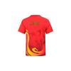 Li Ning Starry Voyage Nationales Tischtennis-Team Wettbewerbs-T-Shirt Kreative Westsee-Elemente Schnelltrocknend Kühl Wettbewerb Reguläres T-Shirt AAYS253-1