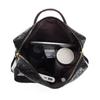 Women's Woven Soft Leather Backpack Large Capacity Color Contrast Multi-Purpose Travel Backpack