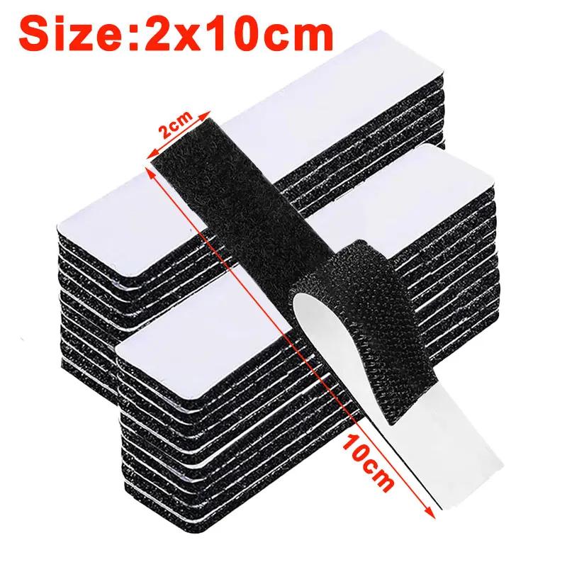 16/20/30/50mm Hook and Loop Strips Strong Back Adhesive Fastener Mounting Tape Sticky Dot for Carpet Anti Slip Pad Fixed 5-30Set