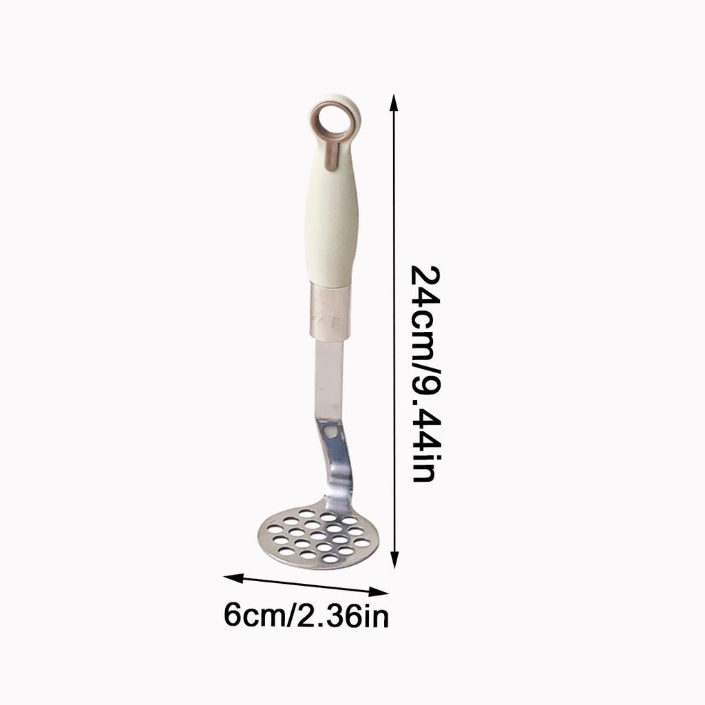 WORTHBUY Stainless Steel Potato Masher Anti Slip Plastic Handle Potato Press Manual Food Masher Chopper Kitchen Accessories