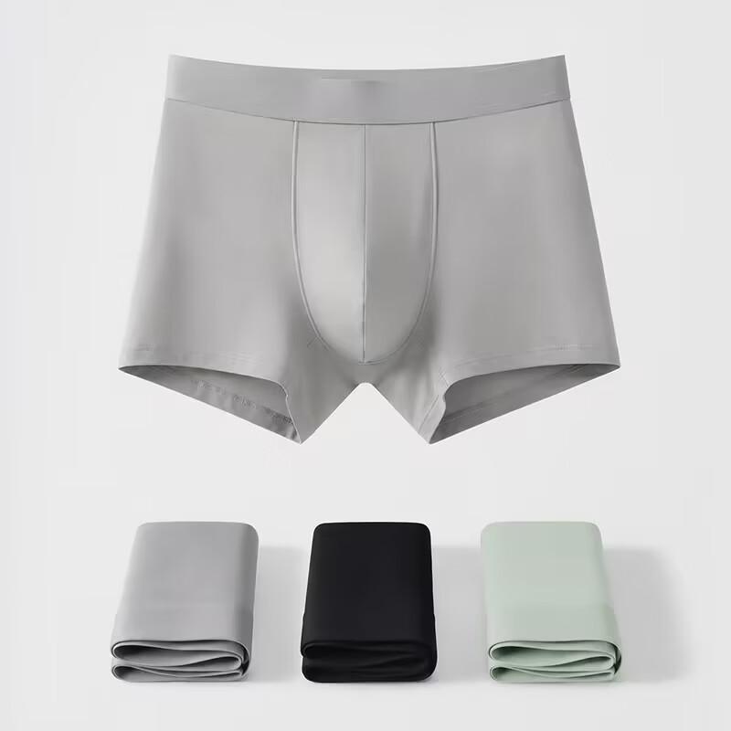 Men s 50-Count Soft Cotton Antibacterial Briefs 3-Pack L