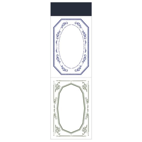 Memo Pad Vintage Style DIY Floral Printing Classic Label Material Literature Journal Pad Office Supplies