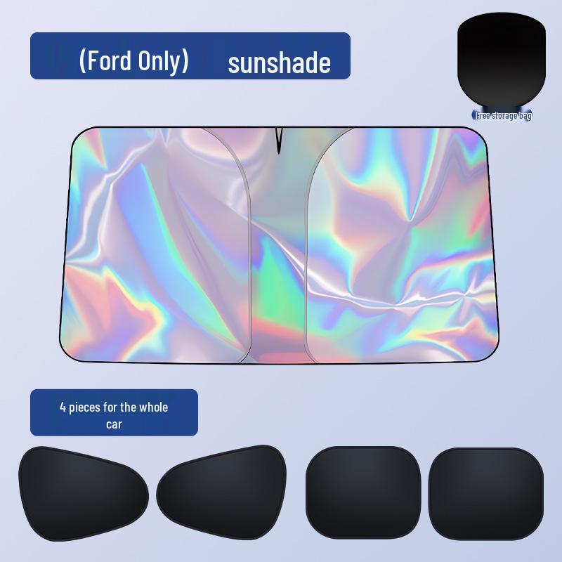Car Windshield Laser Sunshade: Heat Insulation & Privacy Curtain